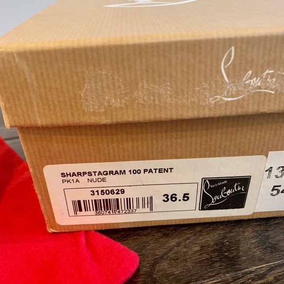 SOLD Louboutin Sharpstagram Nude - Picture 6 of 7